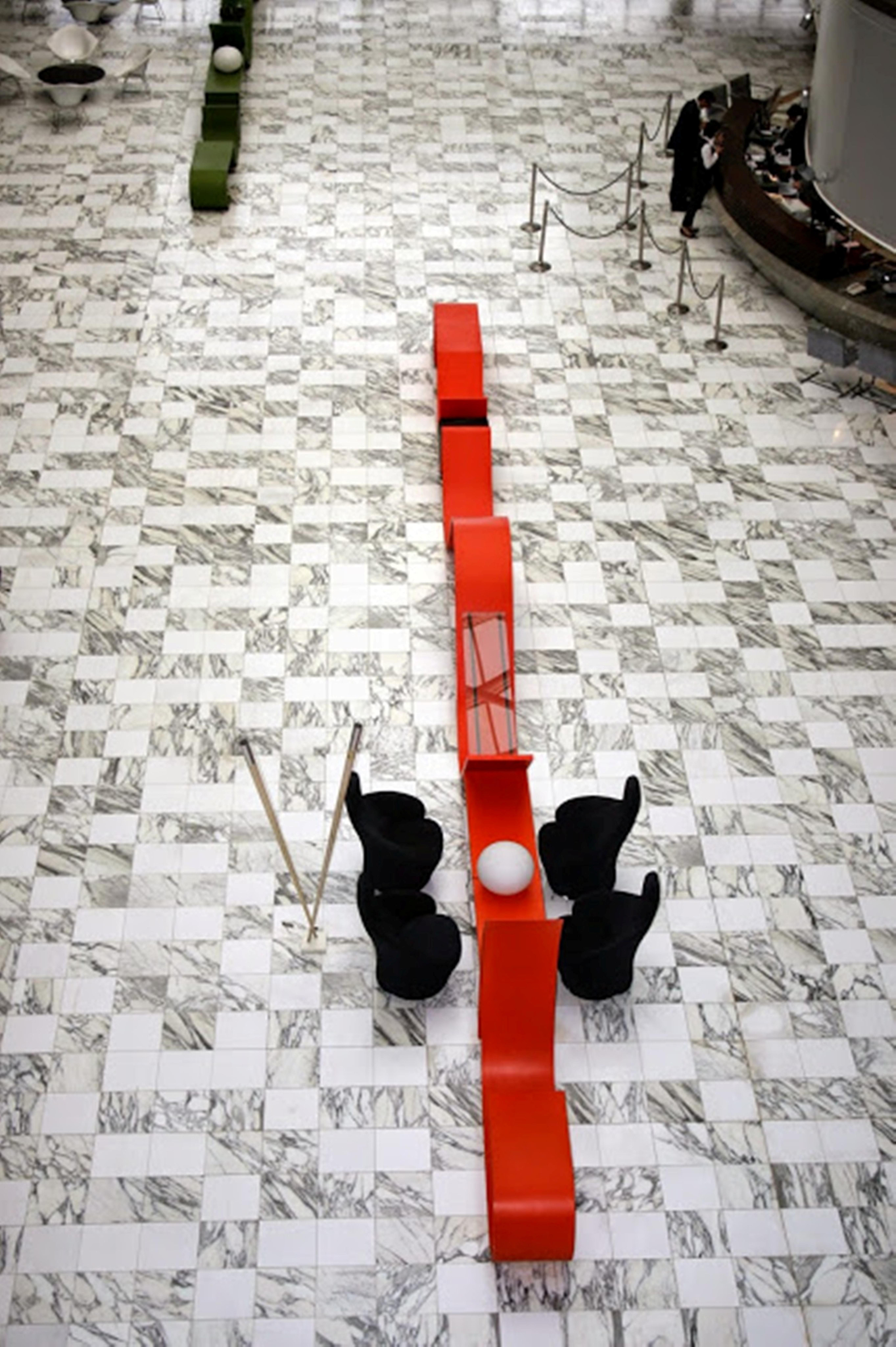 Hotel Royal Tulip Brasilia Alvorada Exterior foto A marble run